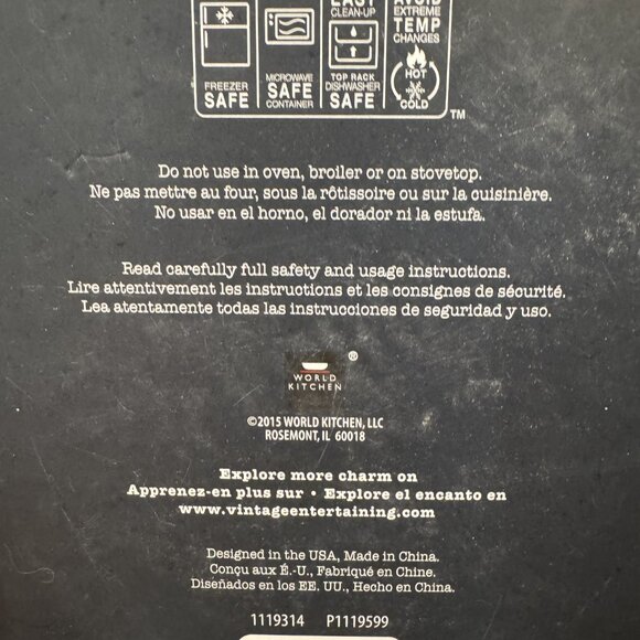 Birds of a Feather Vintage Charm Inspired by Pyrex - Picture 10 of 10